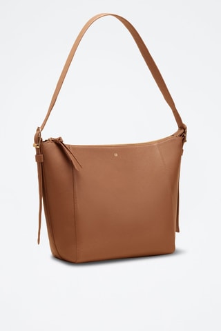 Borsa a spalla in pelle Alma  - Marrone