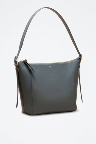 Borsa a spalla in pelle Alma  - Blu