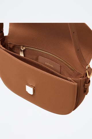 Borsa a tracolla in pelle Béa  - Marrone