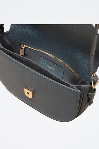 Borsa a tracolla in pelle Béa  - Blu