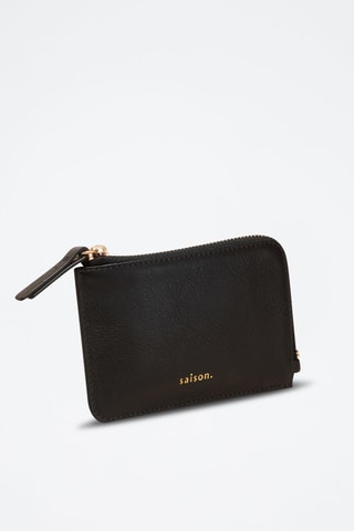 Portacarte in pelle Sophie  - Nero