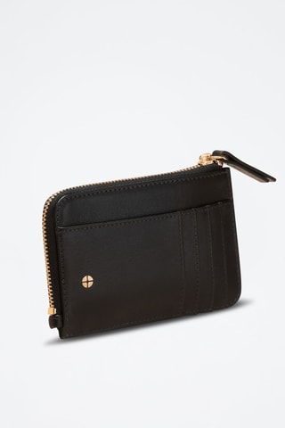 Portacarte in pelle Sophie  - Nero