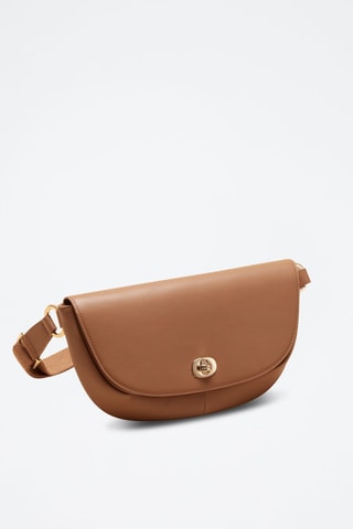 Marsupio in pelle Claudia  - Marrone