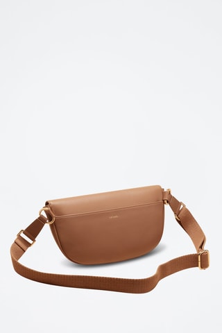 Marsupio in pelle Claudia  - Marrone