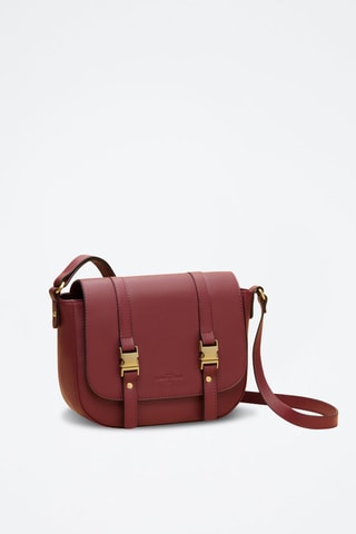 Borsa a tracolla in pelle Flore  - Rosso