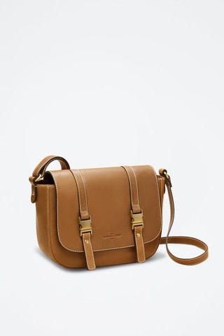 Borsa a tracolla in pelle Flore  - Marrone