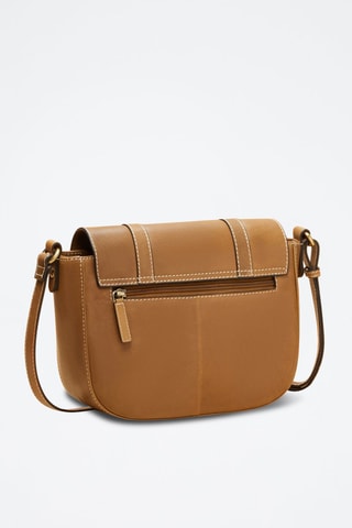 Borsa a tracolla in pelle Flore  - Marrone