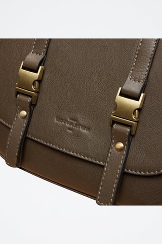 Borsa a tracolla in pelle Flore  - Verde