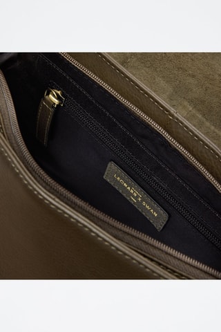 Borsa a tracolla in pelle Flore  - Verde