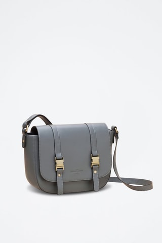 Borsa a tracolla in pelle Flore  - Grigio