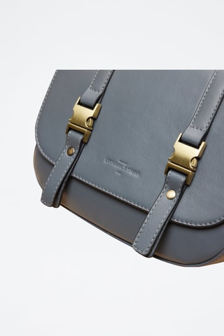 Borsa a tracolla in pelle Flore  - Grigio