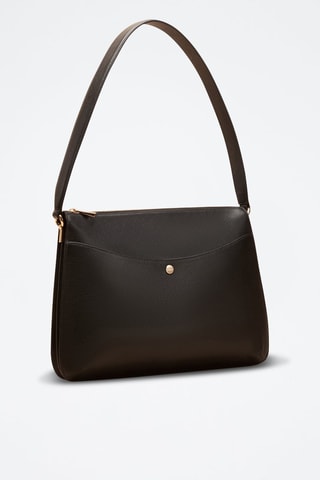 Borsa a spalla in pelle Maud  - Nero