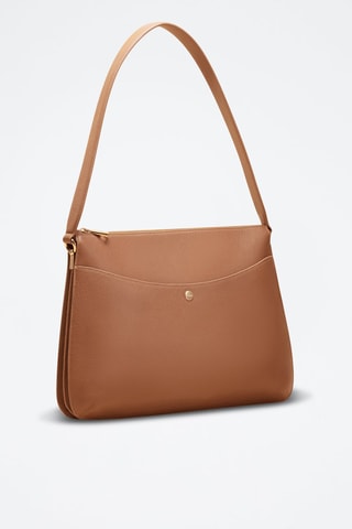 Borsa a spalla in pelle Maud  - Marrone