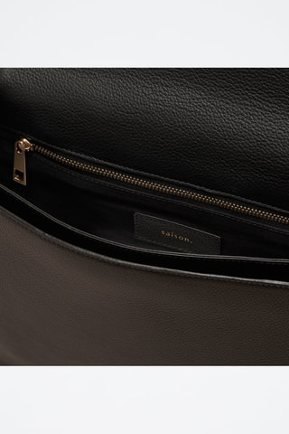 Borsa a tracolla in pelle Adèle  - Nero