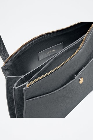 Borsa a tracolla in pelle Irma  - Blu