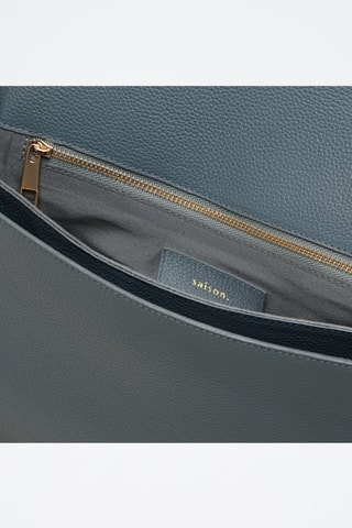 Borsa a tracolla in pelle Adèle  - Blu