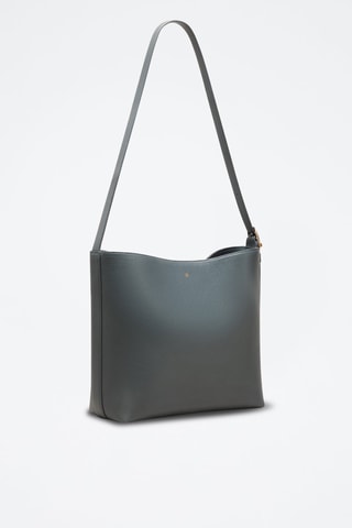 Borsa a secchiello in pelle Diane  - Blu