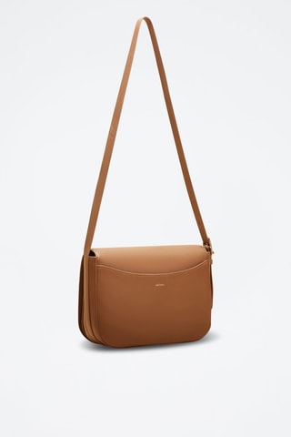 Borsa a tracolla in pelle Adèle  - Marrone