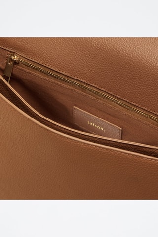 Borsa a tracolla in pelle Adèle  - Marrone