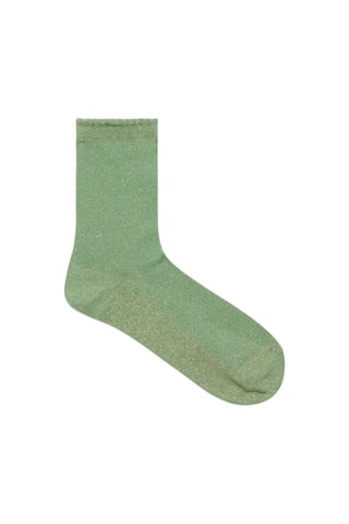 2 paia di calze Les paillettes - Beige e verde - Beige e verde