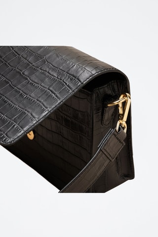 Borsa a mano in pelle Bella  - Nero