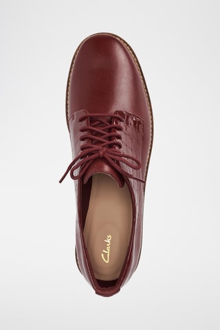 Derbys en cuir Glick - Bordeaux