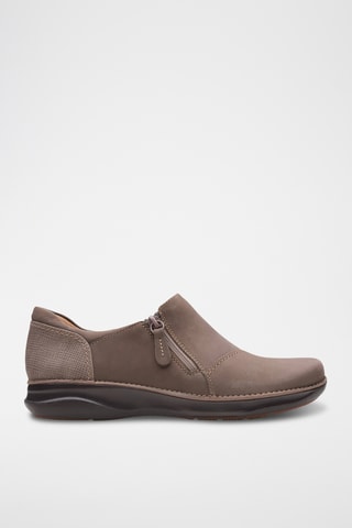 Derbys en cuir Appley - Taupe
