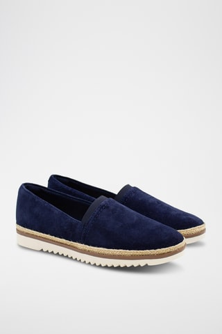 Espadrilles en nubuck Serena Paige - Bleu marine