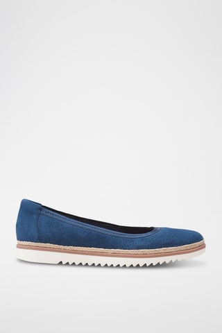 Espadrilles en nubuck Serena Kellyn - Bleu marine