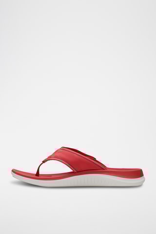 Tongs Glide Post 2 - Rouge