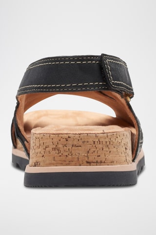 Sandales en cuir Yacht Cross - Noir