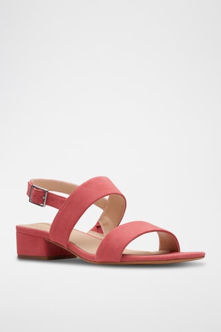Sandales à talons en nubuck Seren25 Strap - Rose