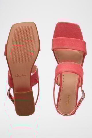 Sandales à talons en nubuck Seren25 Strap - Rose