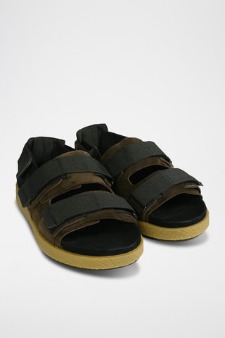 Sandales en nubuck Overleigh Tor - Vert olive