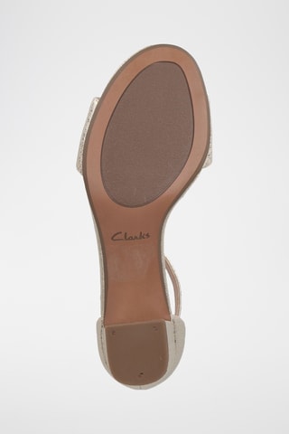 Sandales à talons en cuir Deva - Doré