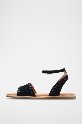 Sandales en nubuck Maritime - Noir