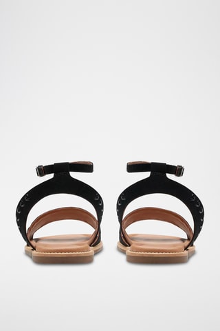 Sandales en nubuck Maritime - Noir