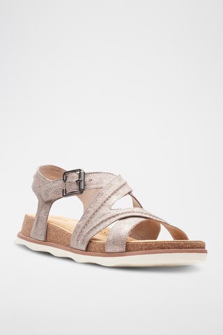 Sandales en cuir Brynn - Taupe