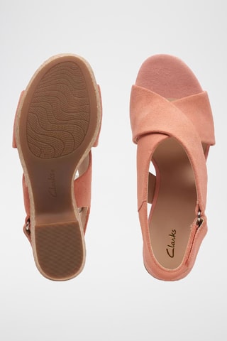 Sandales à talons en nubuck Maritsa Lara - Rose poudré