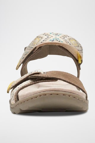 Sandales en nubuck Amanda - Vert olive