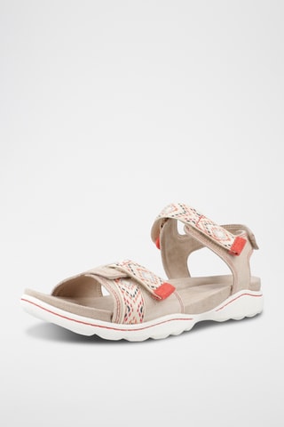 Sandales en nubuck Amanda - Beige