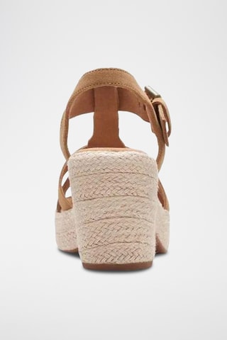 Sandales à talons en nubuck Maritsa 70 - Marron clair