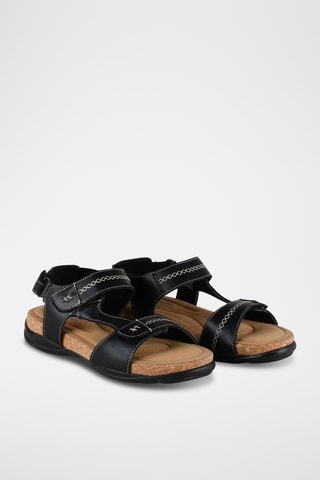 Sandales en cuir Roseville Mae - Noir