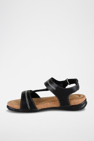 Sandales en cuir Roseville Mae - Noir