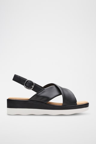 Sandales plateformes Clara - Noir