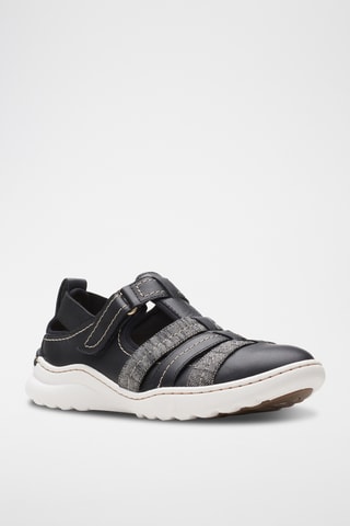 Sandales en cuir Teagan Step - Noir