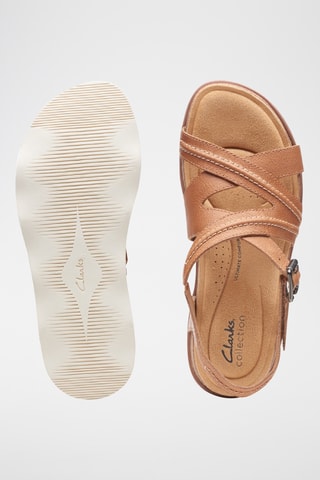 Sandales en cuir Brynn - Beige clair
