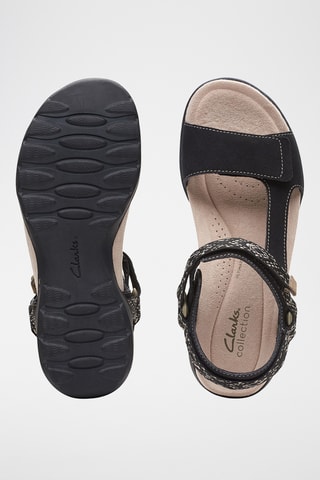 Sandales en nubuck Amanda - Noir