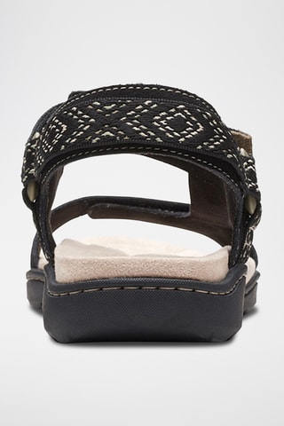 Sandales en nubuck Amanda - Noir