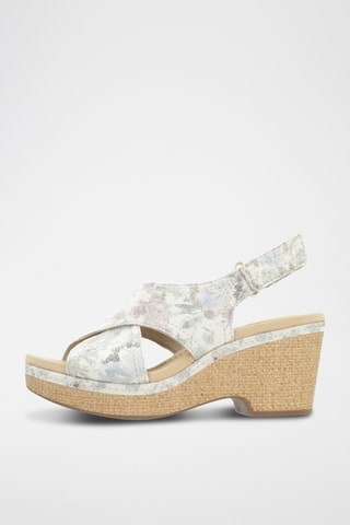 Sandales à talons Giselle - Ecru